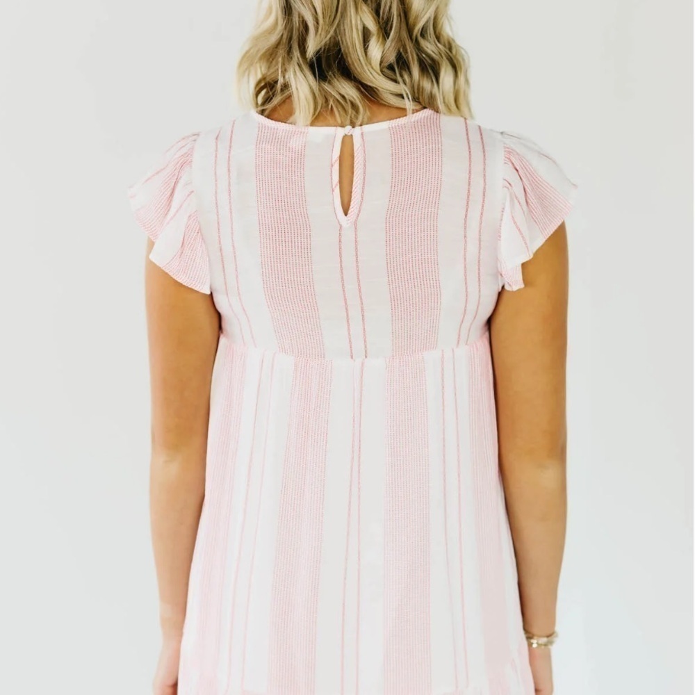 DUNCAN EMBROIDERED MINI DRESS Size 1XL - Picture 7 of 8